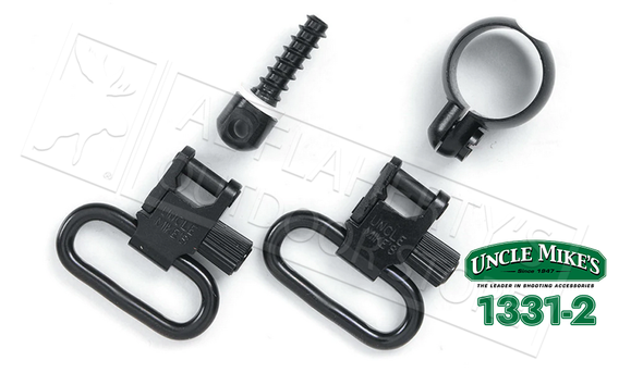 Uncle Mike's Quck Detach Super Swivels - Full Band for Winchester and Marlin Lever Actions #1331-2