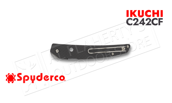 Spyderco Ikuchi Folder Carbon Fiber/G-10 Plain Edge #C242CFP