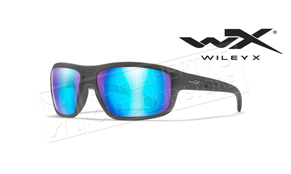 Wiley X Breach Safety Sunglasses with Breach Grey Lens & Matte Black Frame  #CCBRH01 - Al Flaherty's Outdoor Store