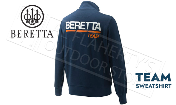 Beretta Team Sweatshirt Totoal Eclipse Blue #FU261T10980504