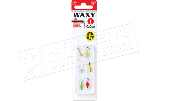 VMC Pro Series Waxy Jig Kit, 1/64 oz. Size 10 Hooks Pack of 6 #WXJ164G6