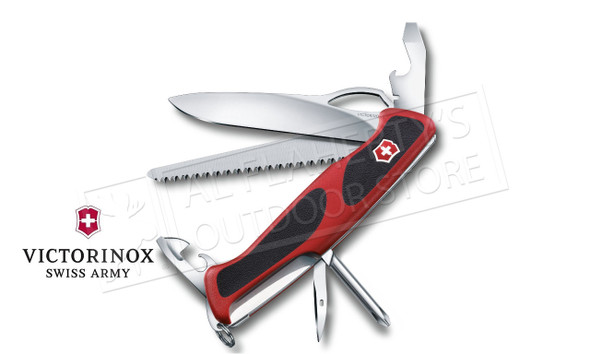 Victorinox Swiss Army Ranger Grip 78 Knife, Red & Black #0.9663.MC-X2