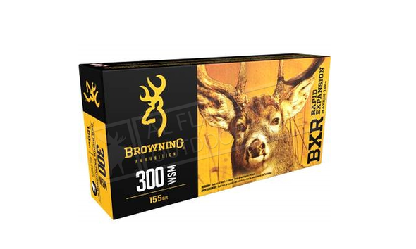 Browning Ammo 300 WSM BXR, 155 Grain Box of 20 #B192130001