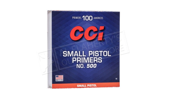 CCI Primers - Small Pistol No. 500 #0014