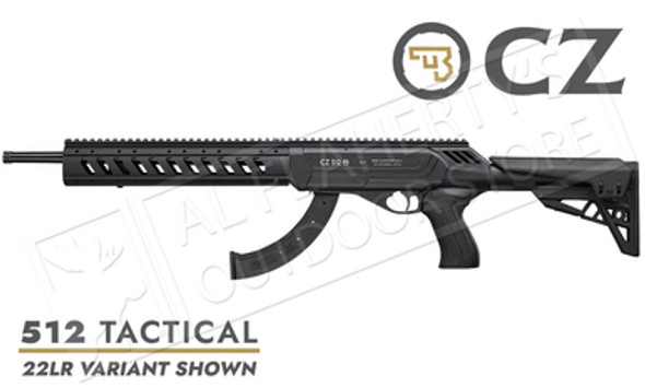 CZ 512 Tactical Semi-Automatic Rimfire Rifle 22LR or 22WMR