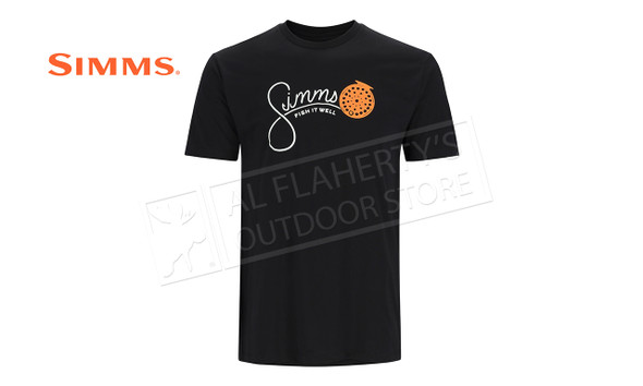 Simms Men's Reel T-Shirt, Black #13779-001