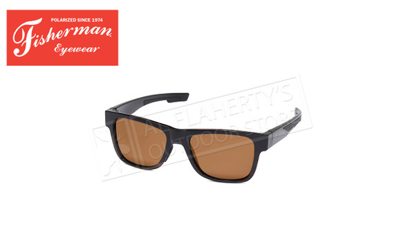 Fisherman Eyewear Cover,  Shiny Black Tortoise Fade/Brown Lens #50743002