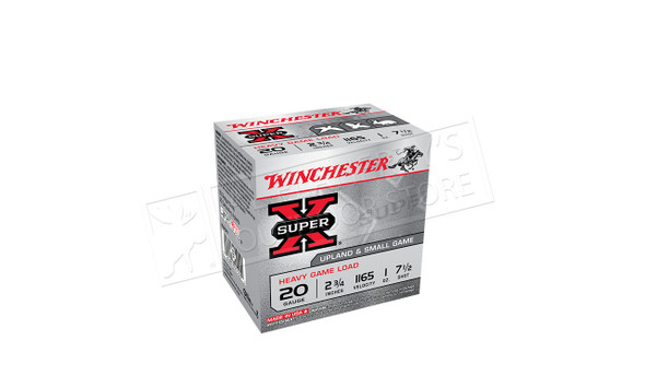 Winchester Super-X Upland Shells 20 Gauge 2-3/4" 1 oz., 1165 FPS, Boxes of 25 #XU20H