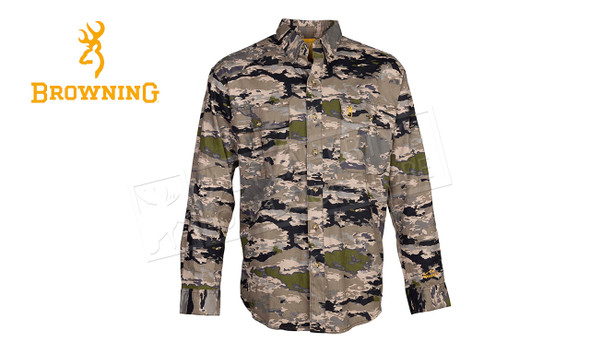 Browning Wasatch Shirt, Button up Long Sleeve, Wasatch #301780340