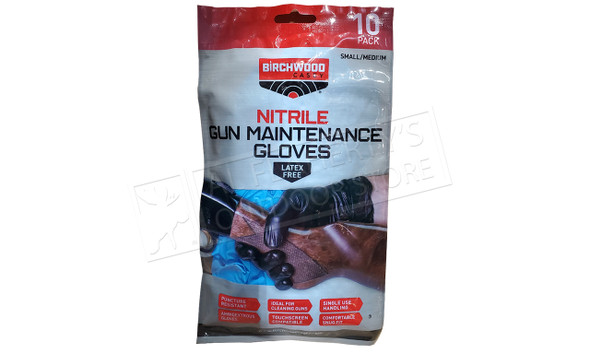 Birchwood Casey Silicone  Nitrile gloves – 10pk #BC-NGLVS