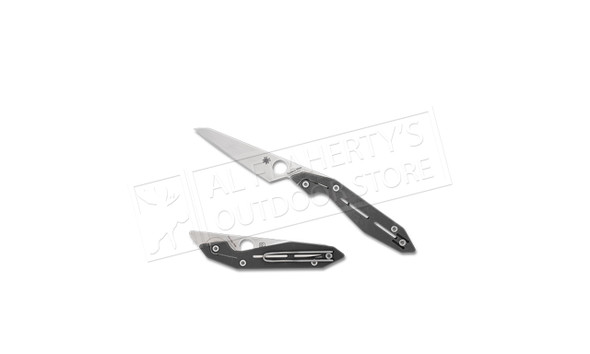 Spyderco Nand Titanium Plain Edge Folding Knife #C270TIP