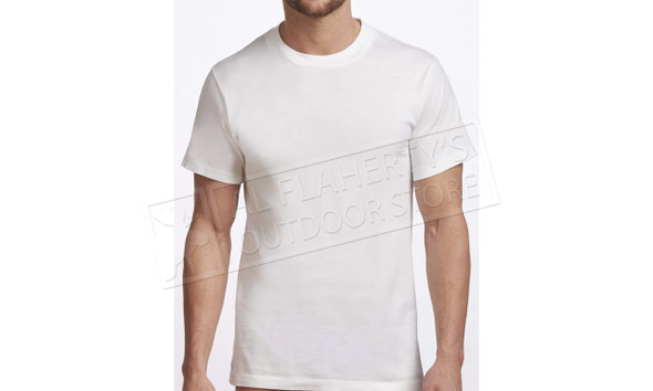Stanfield's 2 Pack Cotton Crew Undershirt, White 2572-010