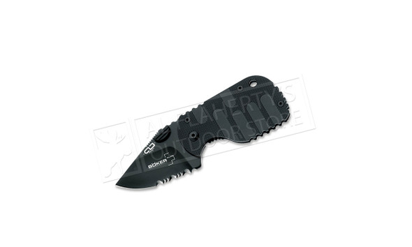 Boker Plus Subcom All Black Folding Knife #01BO586
