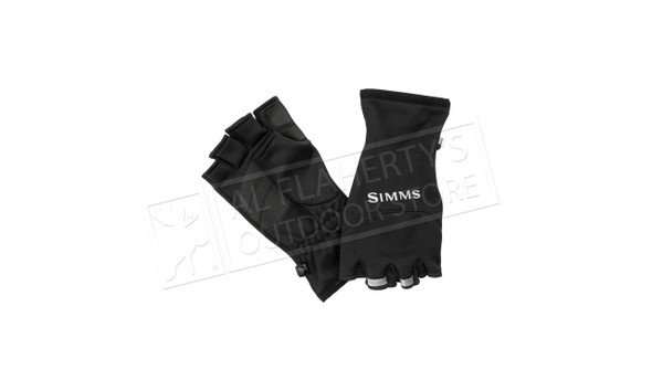 Simms Freestone Half-Finger Glove, Black #13111-001