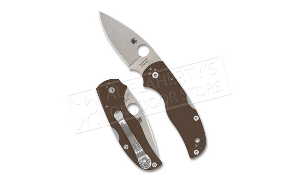 Spyderco Sprint Run Native Brown G-10 CPM 15V Plainedge #C41GPBN15V5