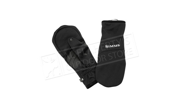 Simms Freestone Foldover Mitt, Black #131100-001
