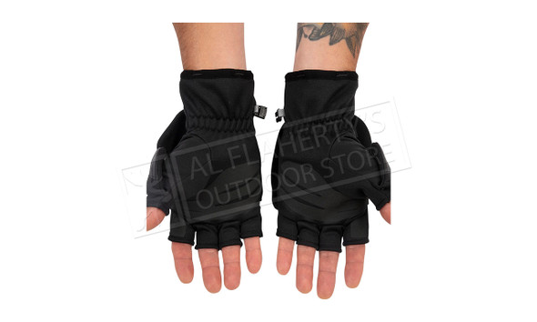 Simms Freestone Foldover Mitt, Black #131100-001