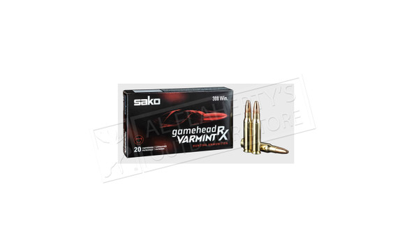 Sako Centerfire Gamehead Varmint RX, 308 Win, 130 Grain Box of 20 #C629151ASA101