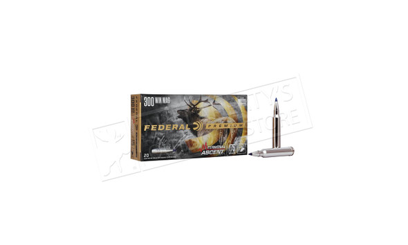 Federal Premium Terminal Ascent 300 Winchester Magnum, 175 Grain, Box of 20 #P300WTA2
