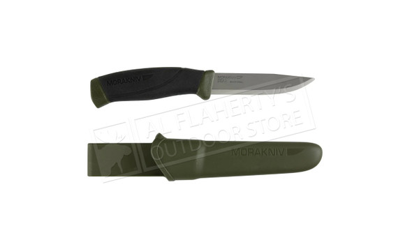 Morakniv Companion Stainless Knife, Tan, Black Or Green #M-14065