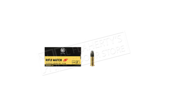 RWS Rifle Match 22 LR Rimfire Ammunition, Box of 50 #2314372