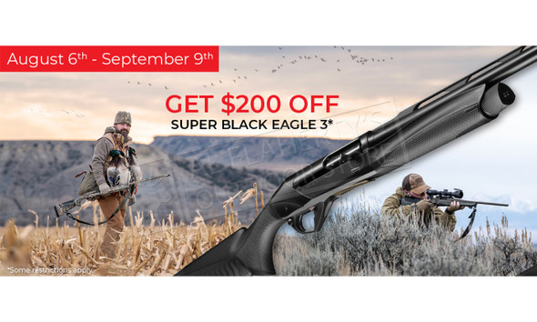 Benelli Super Black Eagle 3 Shotgun, 12 Gauge with 24" Rifled Barrel #10379