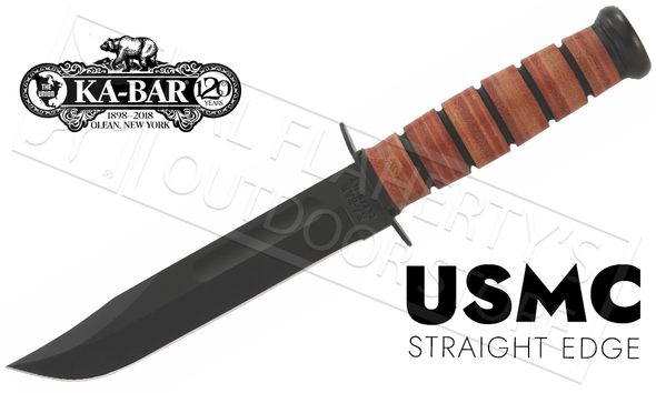 KA-BAR USMC Full-Size Straight Edge #1217