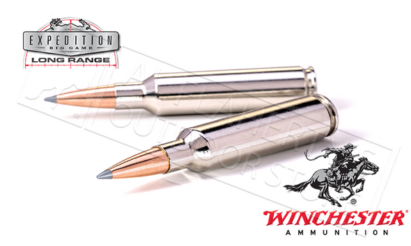 WINCHESTER 7MM REM MAG ACCUBOND EXPEDITION LR, POLYMER TIPPED BOAT-TAIL 168 GRAIN BOX OF 20