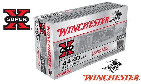 Winchester 45 Colt Super-X, Cowboy Action Lead Flat Nose 250 Grain