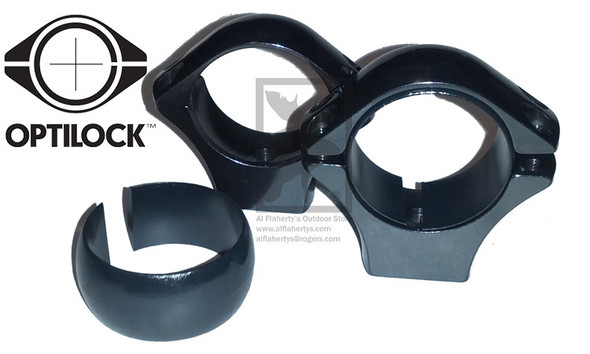 Sako Optilock Scope Rings, Blued 1" Medium Height #S1300961