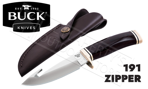 Buck Knives 191 Zipper with Gut Hook #0191BRG-B