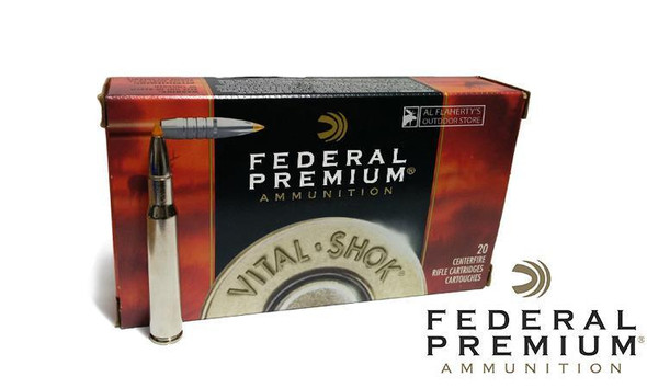 Federal Premium 30-06 Springfield Vital Shok, Trophy Bonded Tip 180 Grain Box of 20 #P3006tt1