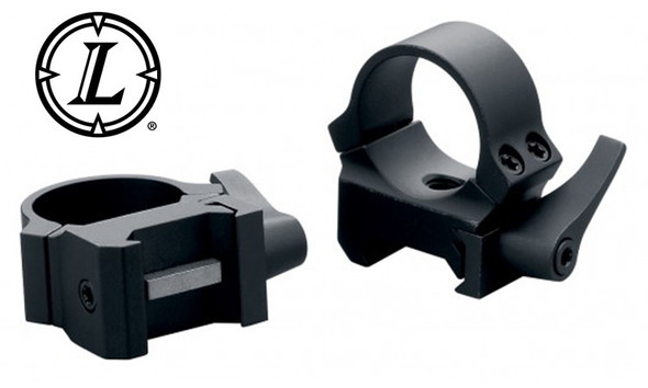 Leupold QRW2 Scope Rings - 30mm High Matte Black #174078 - Al