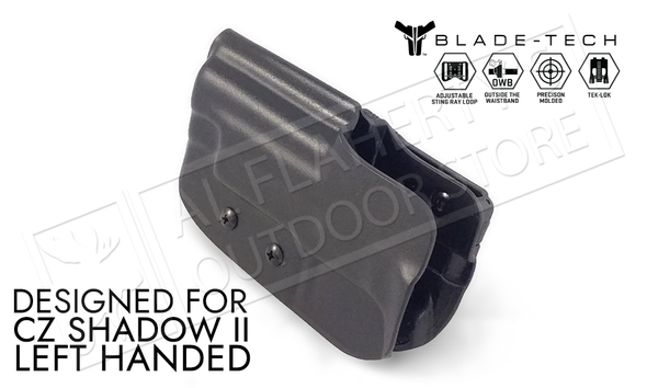 Blade-Tech Holster Classic OWB for CZ Shadow II, Left Handed with TekLok and ASR #HOLX000853181656