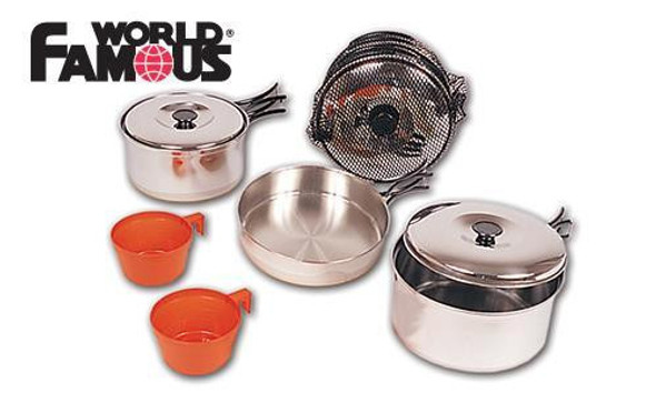 WORLD FAMOUS STAINLESS COOK SET #732A