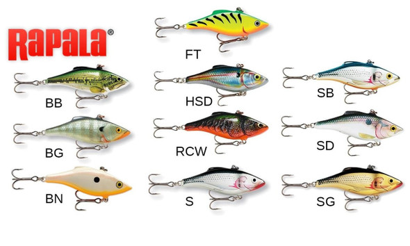 RAPALA RATTLIN' RAPALA - RNR05 - 2", 3/8 OZ, SINKING