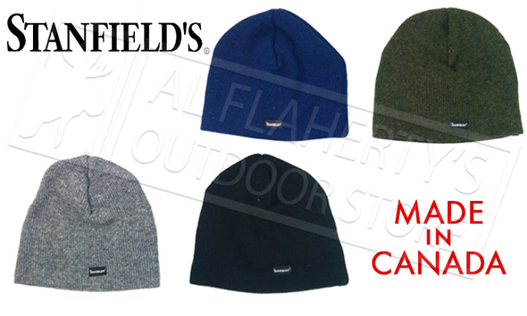 STANFIELDS WOOL TOQUE - VARIOUS COLOURS MADE IN CANADA #1318