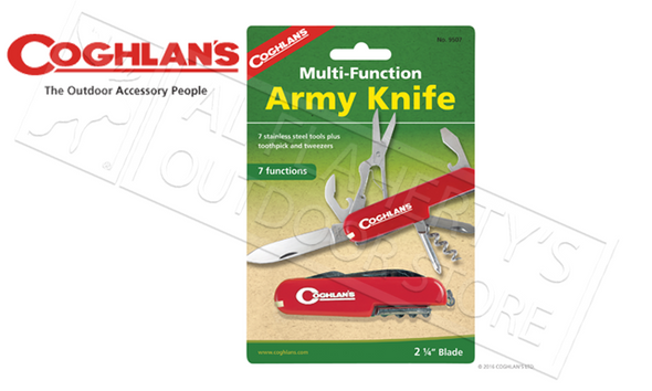 COGHLAN'S ARMY KNIFE, 7 FUNCTION #9507