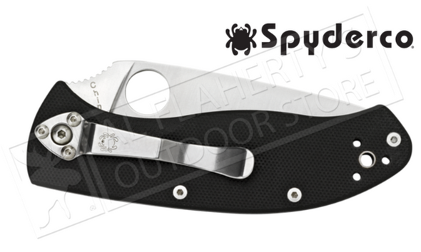 SpyderCo Tenacious G-10 Folding Knife, PlainEdge #C122PG