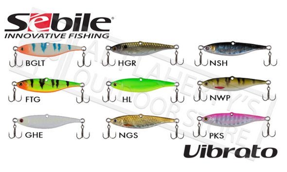 Sebile Vibrato Jigs, 1/4 oz. 1-3/4"