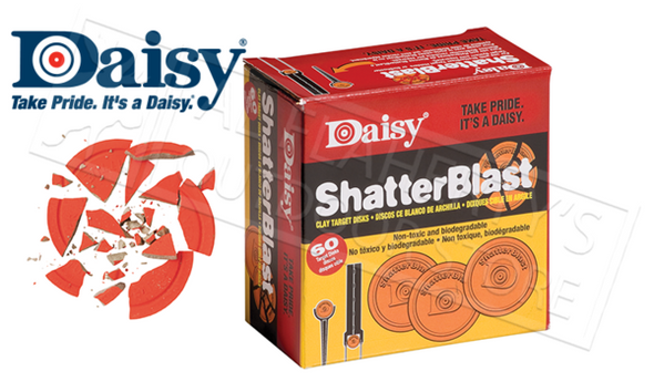 Daisy ShatterBlast Airgun Target Disks, 60 Pack #873