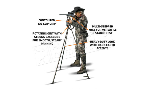 Primos Trigger Stick Gen3 Tall Tripod Shooting Stick, 24-62" #65815