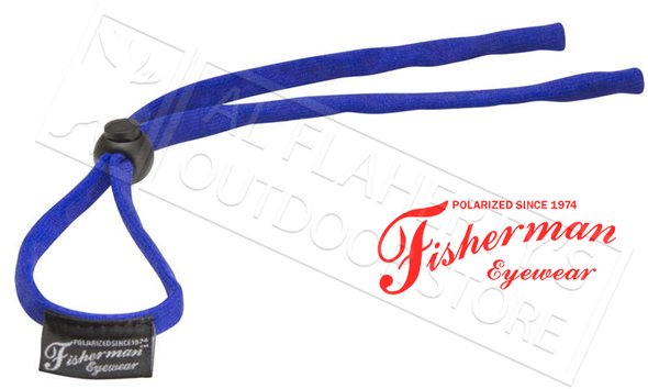 Fisherman Eyewear Soft Retaining Cord for Glasses, Blue #90963