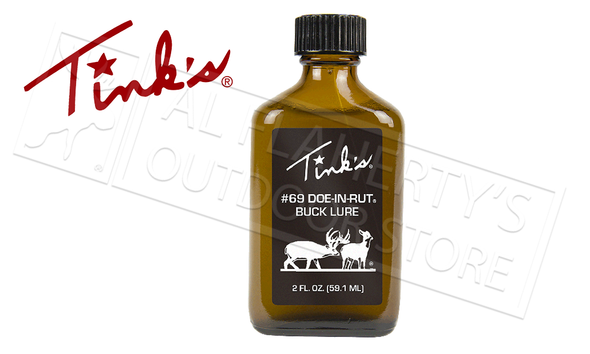 Tink's Number 69 Doe-In-Rut Classic Deer Lure 2 oz. Bottle #W6008