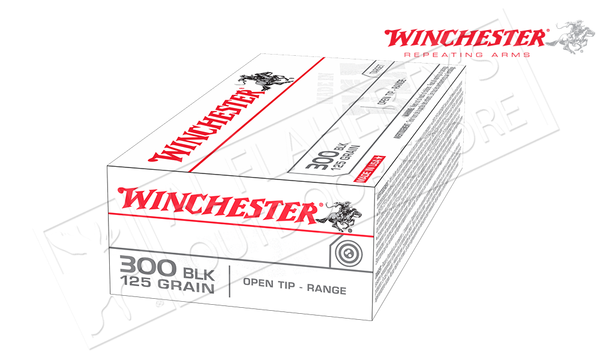 Winchester 300 Blackout White Box, FMJ 125 Grain Box of 20 #USA300BLK — Al Flaherty's