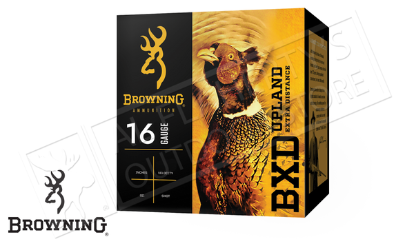 Browning Ammo BXD Upland Shells 16 Gauge 2.75" 1-1/8 oz Box of 25 #B19351162 — Al Flaherty's