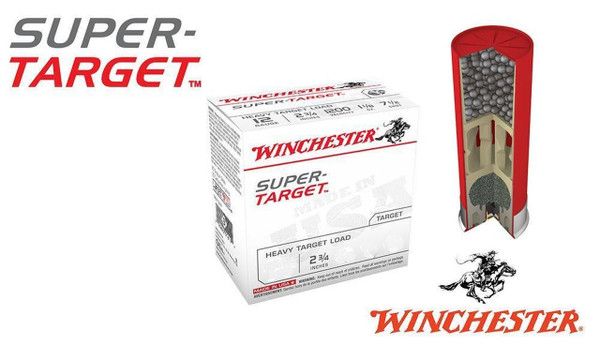 Winchester Super-Target 12 Gauge #7.5 , 2-3/4", 1 oz., Case of 250 #TRGT11507- Case — Al Flaherty's