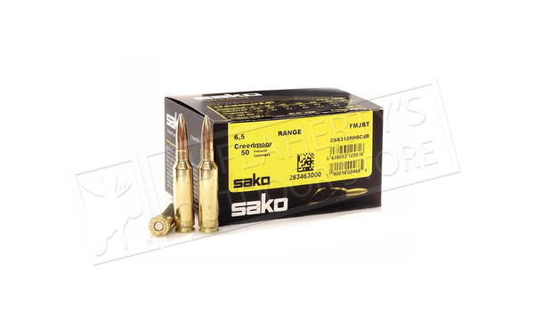 Sako Centerfire 6.5 Creedmoor Range FMJBT 144 Grain Box of 50 #C663128HSC6R — Al Flaherty's