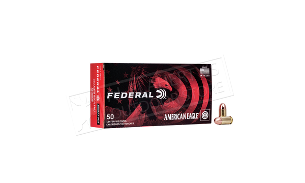 Federal American Eagle 380 Auto, FMJ 95 Grain Box of 50 #AE380AP — Al Flaherty's