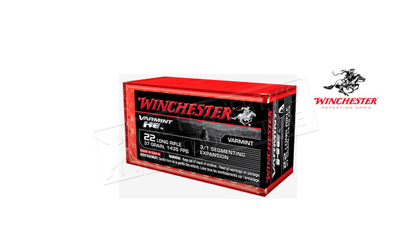 Winchester 22LR Varmint HE, 37 Grain, 1435 FPS #S22LRFSP — Al Flaherty's